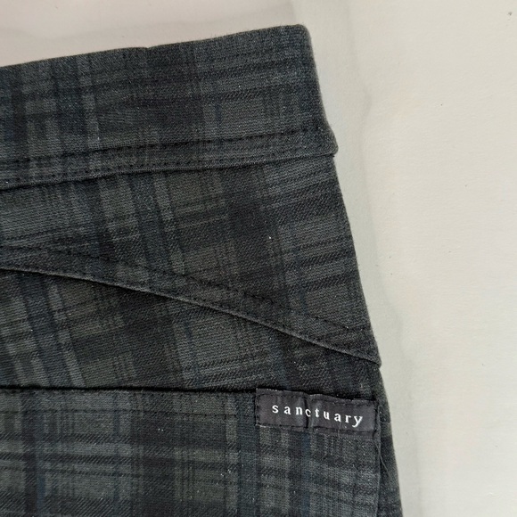 ANTHRO x SANCTUARY 25” waist Grey and Black Plaid Grease Legging pant Size Small - Picture 11 of 14